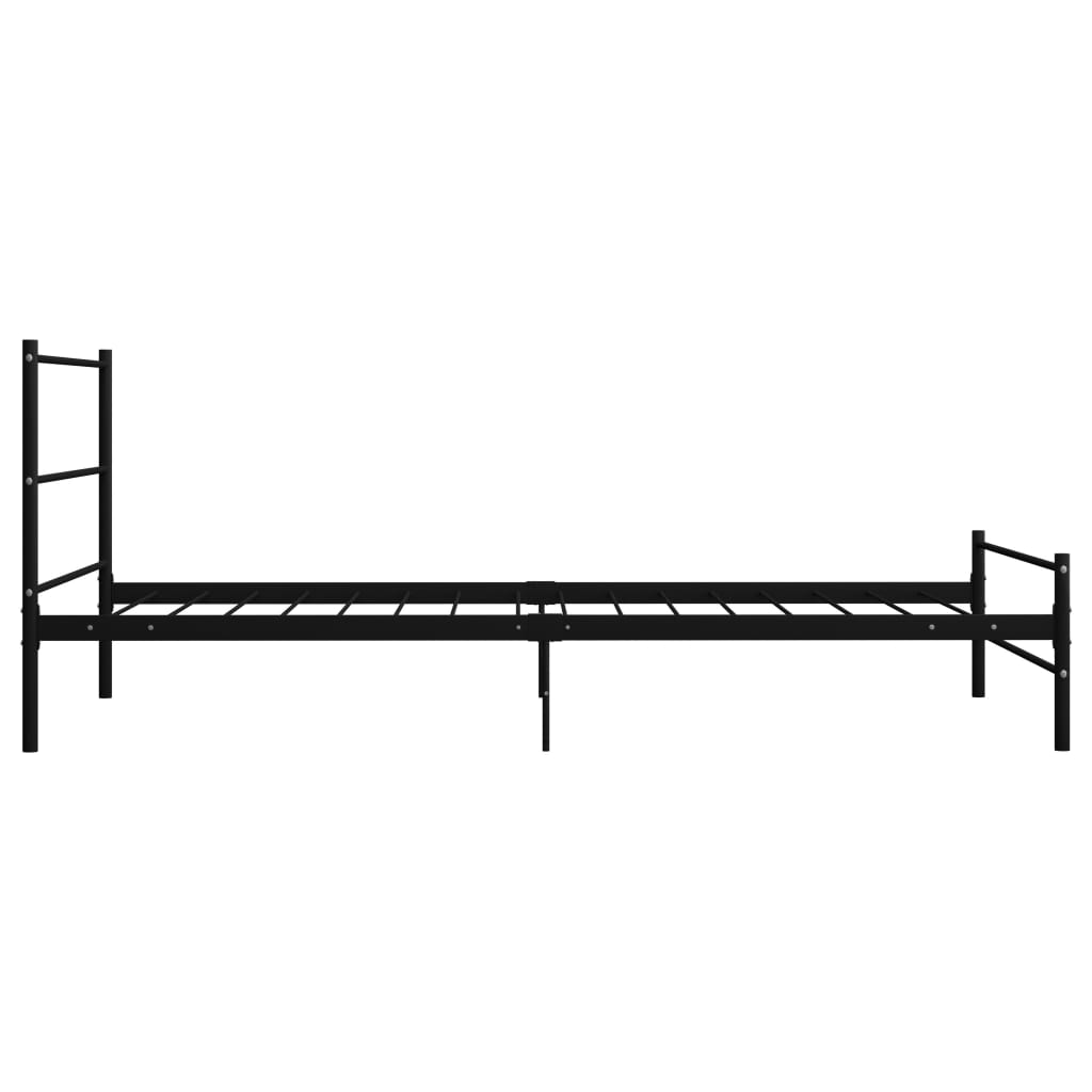 Estrutura de cama 90x200 cm metal preto