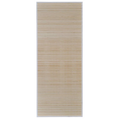 Tapetes retangulares de bambu natural 4 pcs 120x180 cm