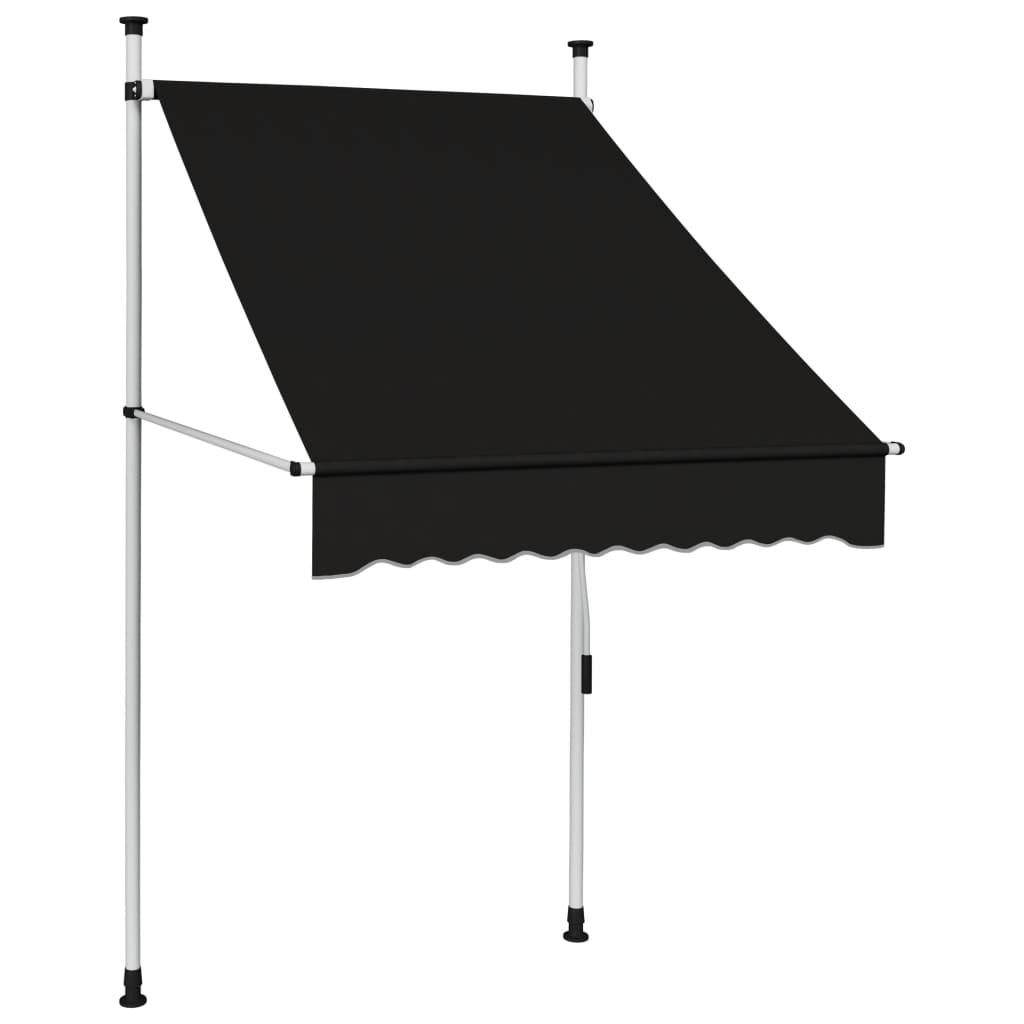 Toldo retrátil manual 100 cm antracite