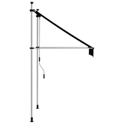 Toldo retrátil manual 100 cm antracite