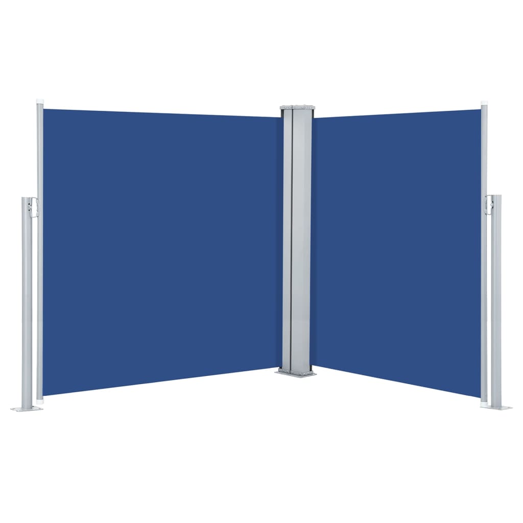 Toldo lateral retrátil 160x600 cm azul