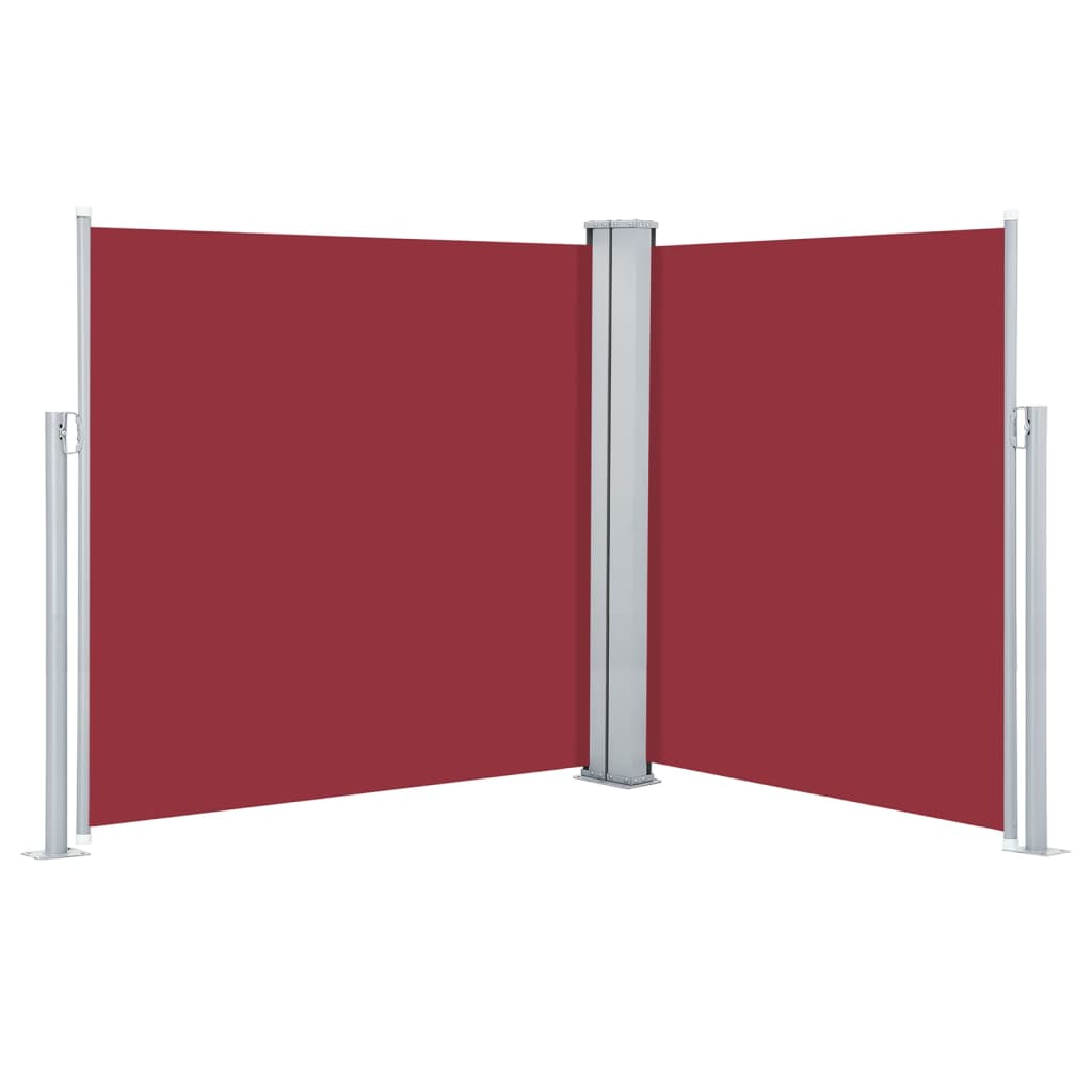 Toldo lateral retrátil 160x600 cm vermelho