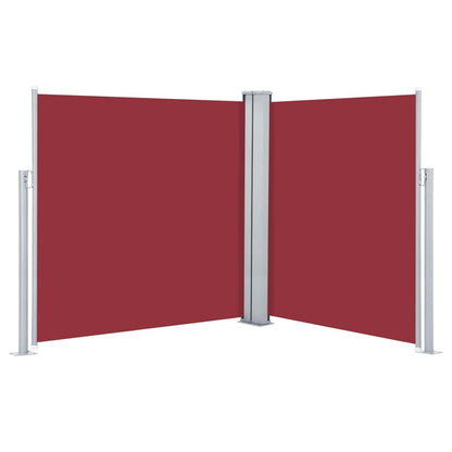 Toldo lateral retrátil 170x600 cm vermelho