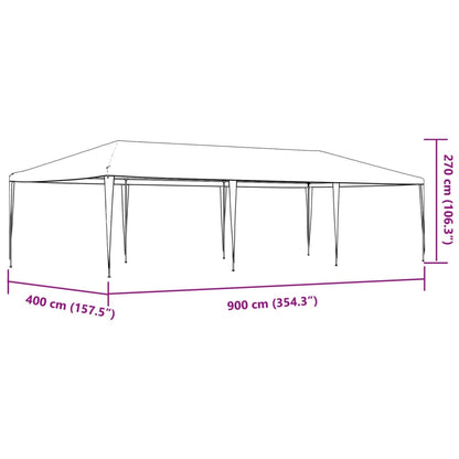 Tenda para festas 4x9 m branco