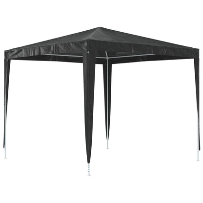 Tenda para festas 2,5x2,5 m 90 g/m² antracite