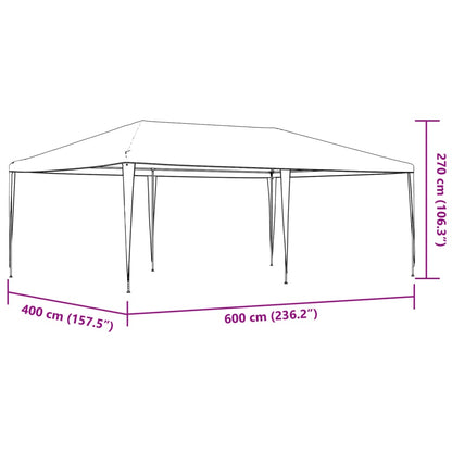 Tenda para festas 4x6 m 90 g/m² verde