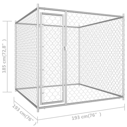 Canil de exterior 193x193x185 cm