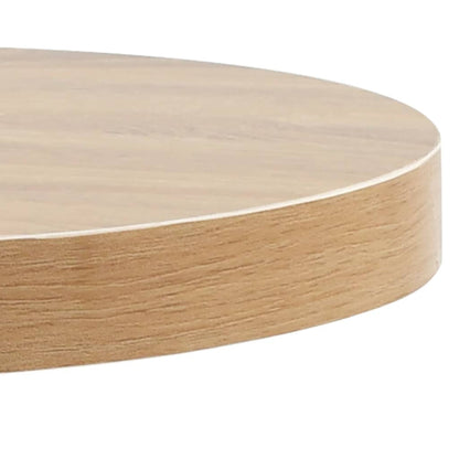 Mesa bistrô 40 cm MDF castanho-claro