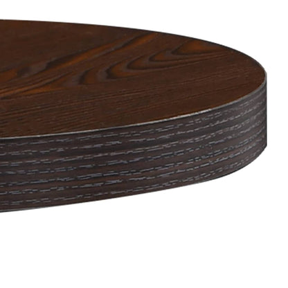 Mesa bistrô 40 cm MDF castanho-escuro