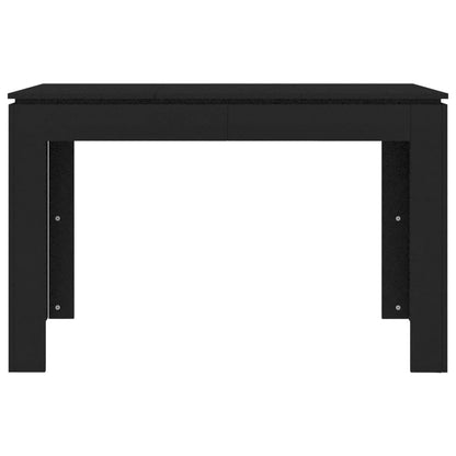 Mesa de Jantar Luna de 120cm - Preto - Design Minimalista