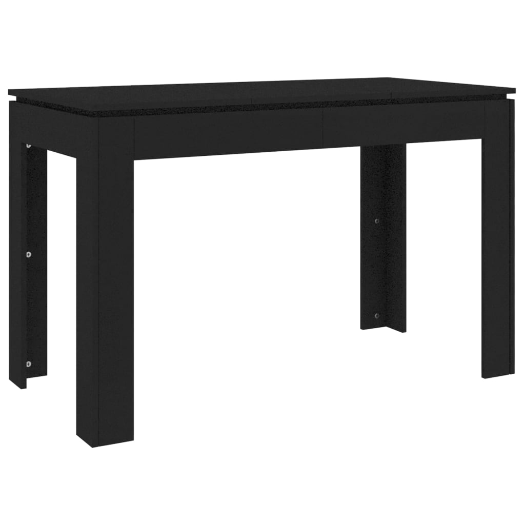 Mesa de Jantar Luna de 120cm - Preto - Design Minimalista