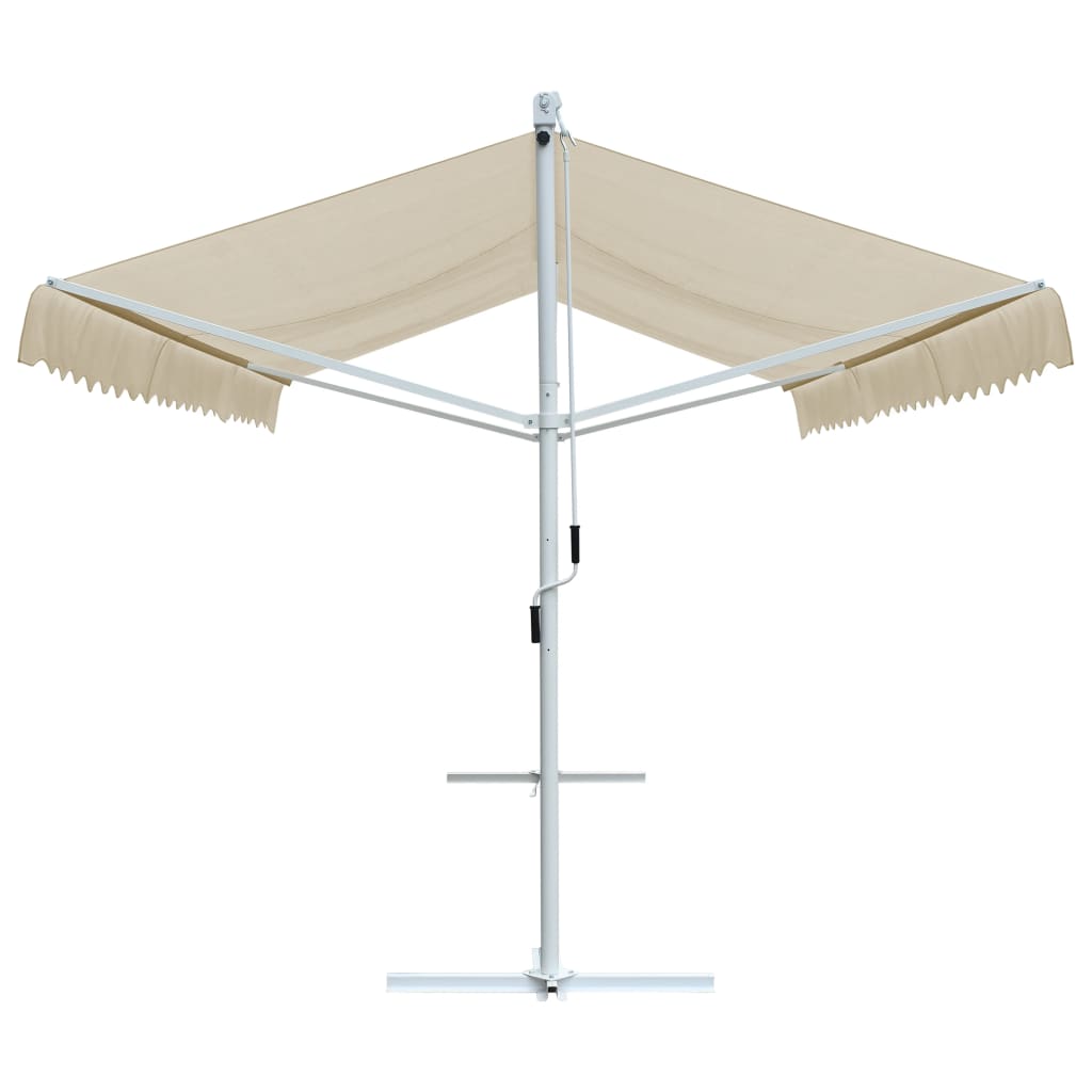 Toldo de pé 500x300 cm creme