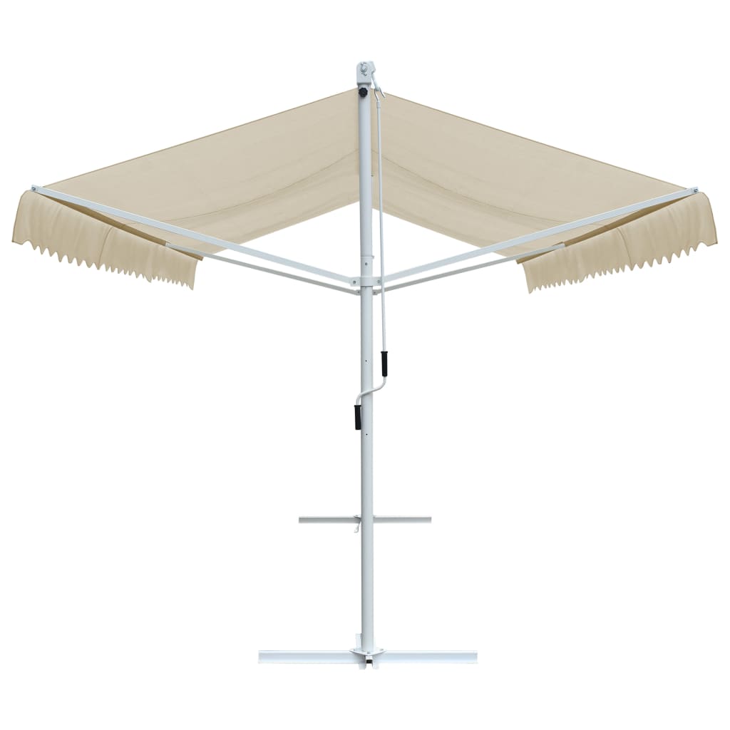 Toldo de pé 600x300 cm creme