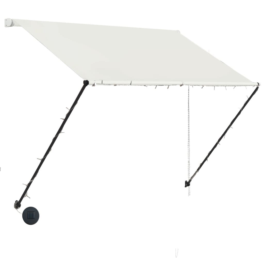 Toldo retrátil com LED 200x150 cm creme