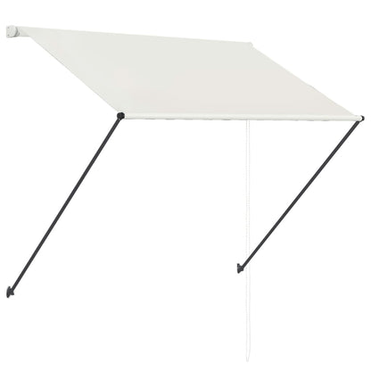 Toldo retrátil com LED 200x150 cm creme