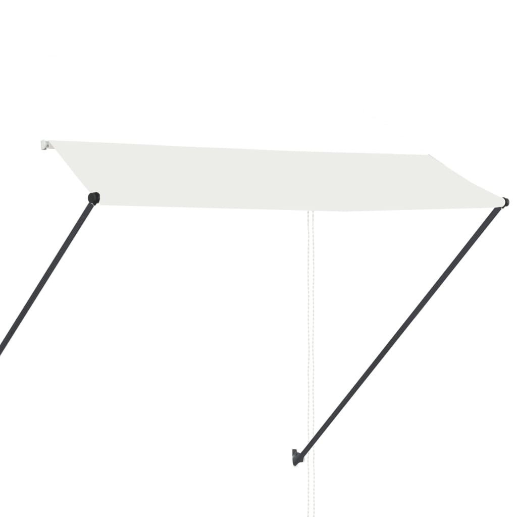 Toldo retrátil com LED 300x150 cm creme