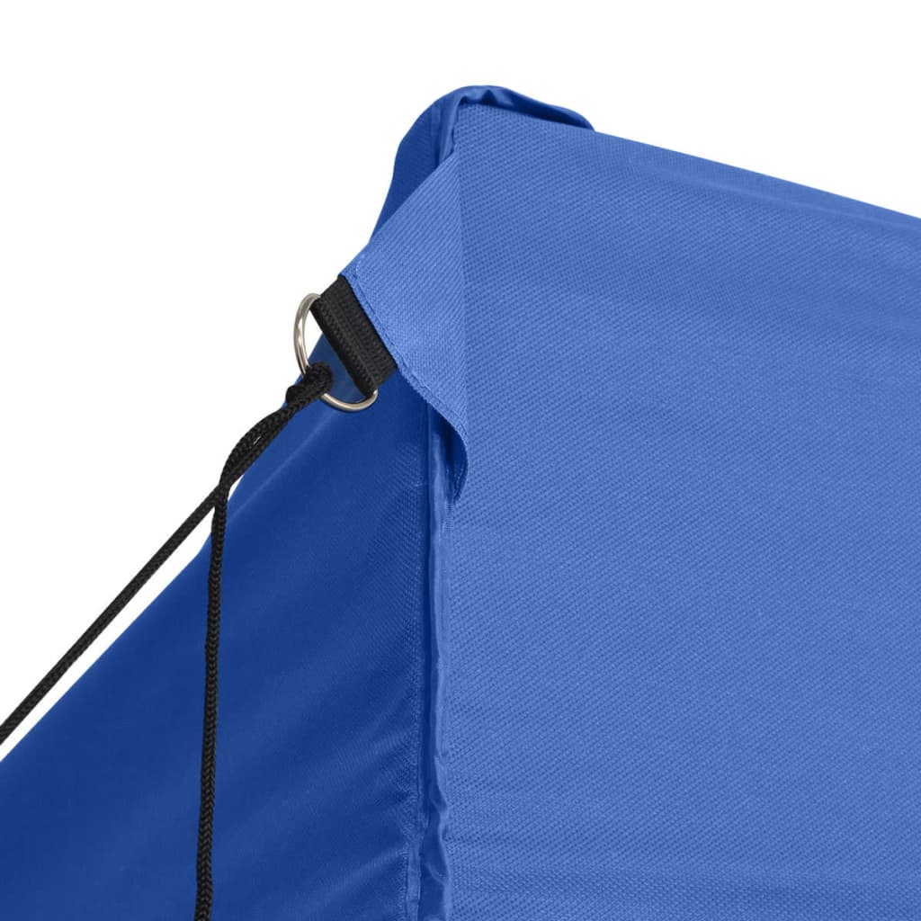 Tenda Dobrável Pop-Up Paddock Profissional Impermeável com Portas Frontais - 3x6 m - Azul