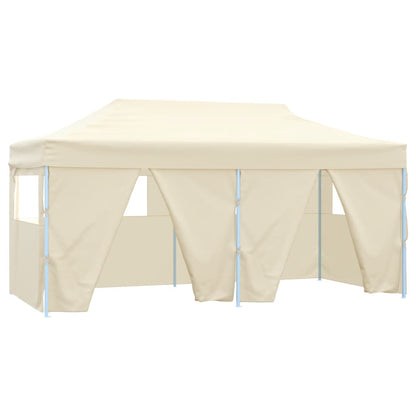 Tenda Dobrável Pop-Up Paddock Profissional Impermeável com Portas Frontais - 3x6 m - Bege