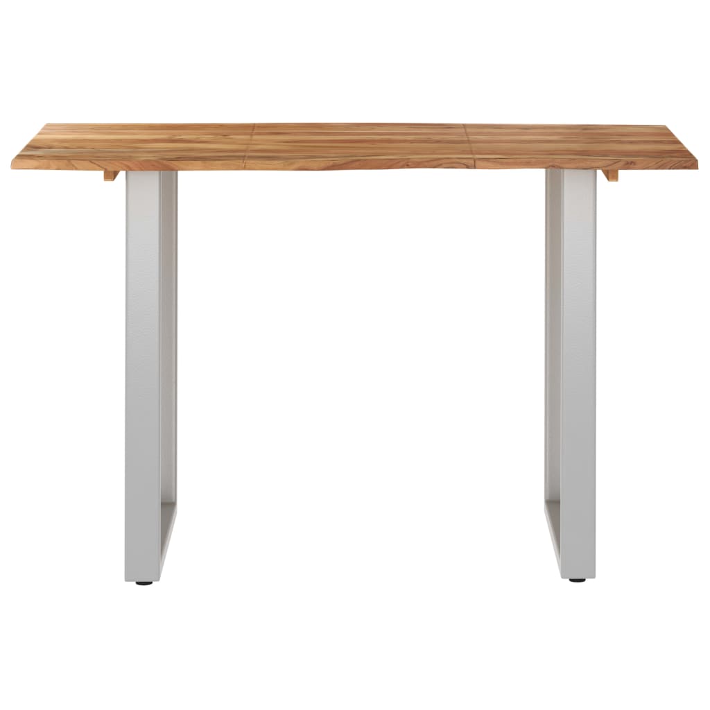 Mesa de jantar 118x58x76 cm madeira de acácia maciça