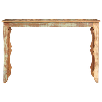 Mesa de jantar 120x60x76 cm madeira recuperada maciça