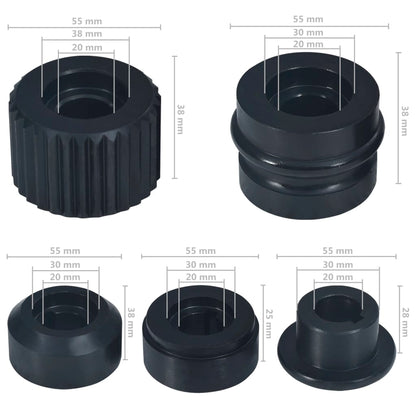 Porcas de flange para máquina curvadora de tubos 12 pcs aço