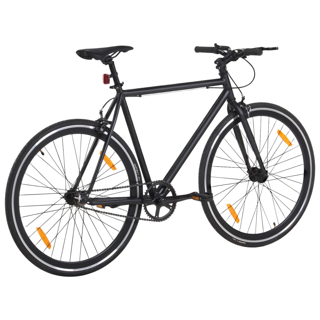 Bicicleta de mudanças fixas 700c 59 cm preto