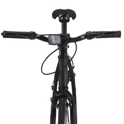 Bicicleta de mudanças fixas 700c 59 cm preto