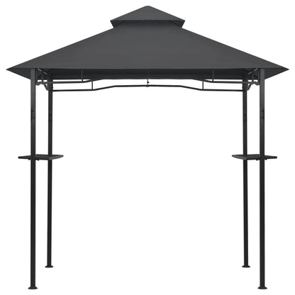 Gazebo de churrasco 240x150x255 cm aço antracite