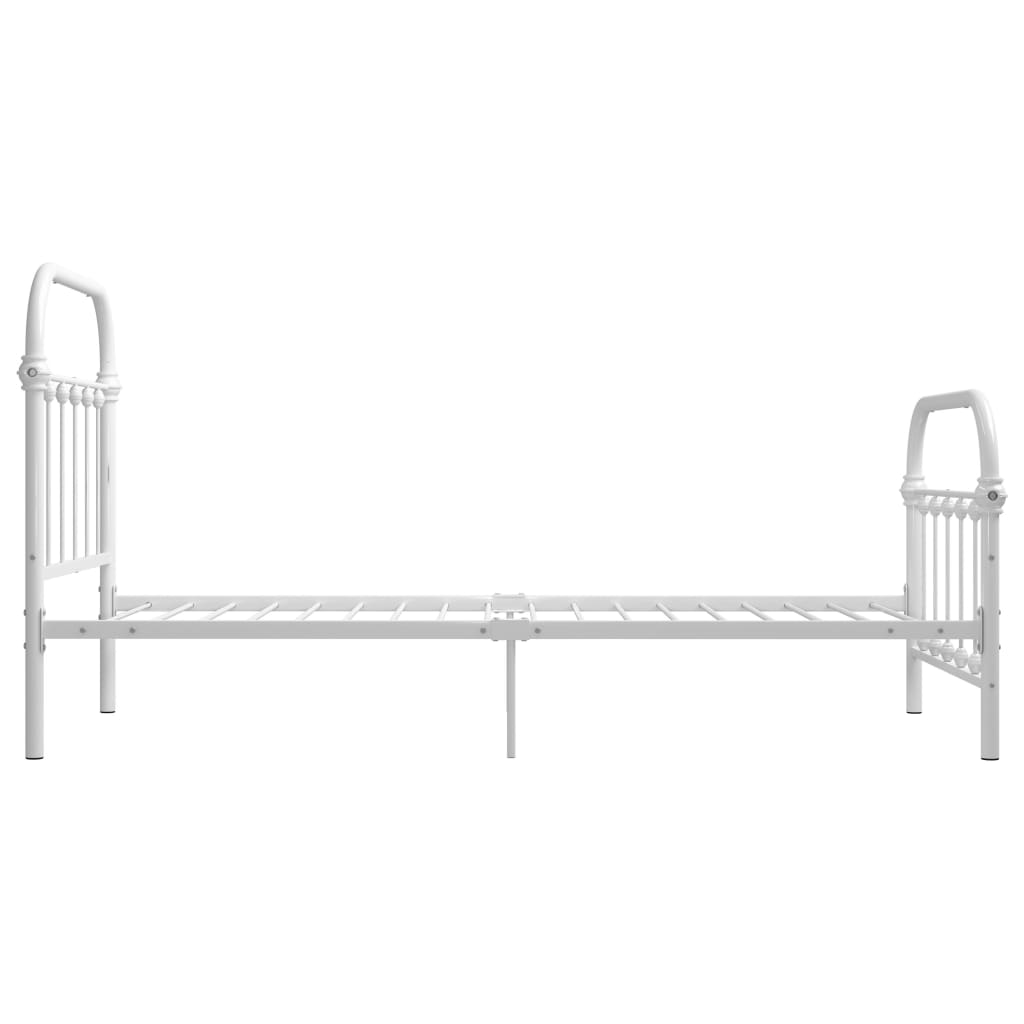 Estrutura de cama metal 90x200 cm branco