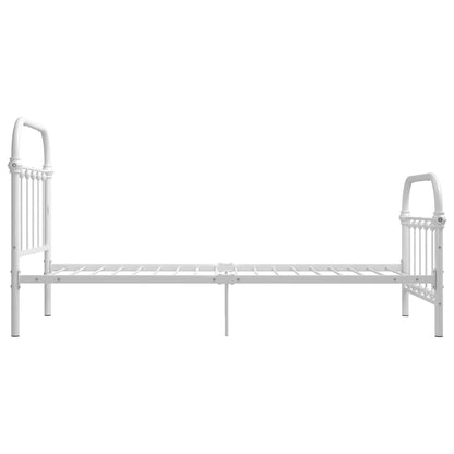 Estrutura de cama metal 90x200 cm branco