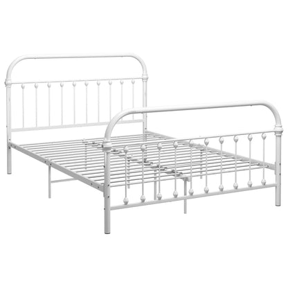 Estrutura de cama 120x200 cm metal branco