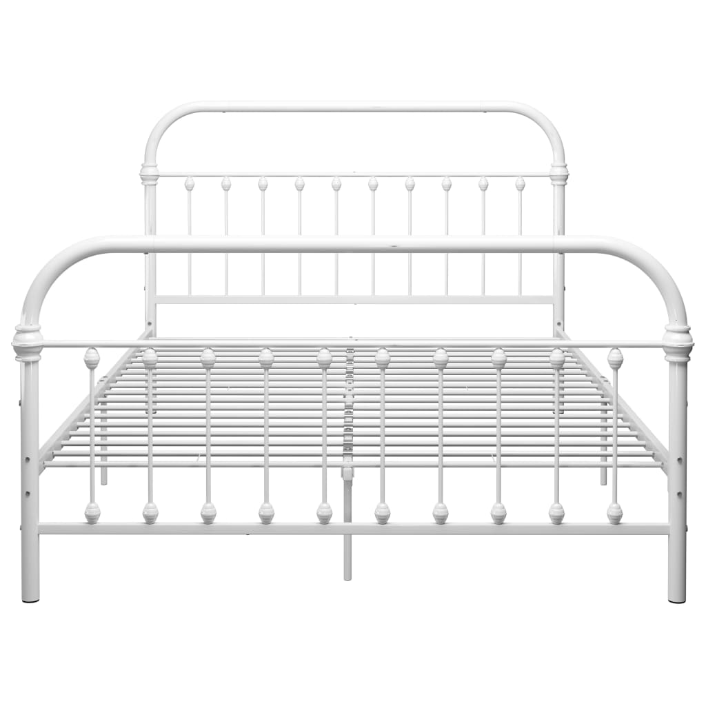 Estrutura de cama 120x200 cm metal branco