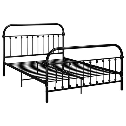 Estrutura de cama metal 160x200 cm preto