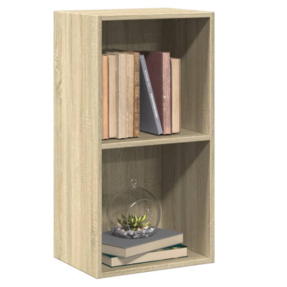 Estante com 2 prateleiras 40x30x76,5cm contrap. carvalho sonoma