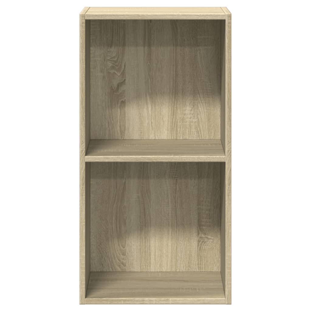 Estante com 2 prateleiras 40x30x76,5cm contrap. carvalho sonoma