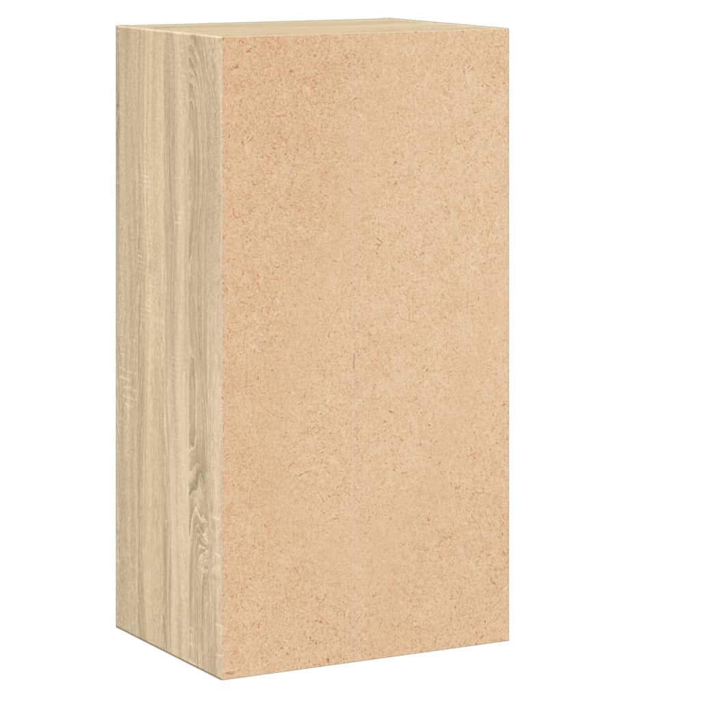 Estante com 2 prateleiras 40x30x76,5cm contrap. carvalho sonoma