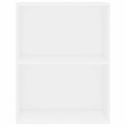 Estante com 2 prateleiras 60x30x76,5 cm contraplacado branco