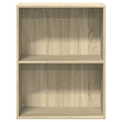 Estante com 2 prateleiras 60x30x76,5cm contrap. carvalho sonoma