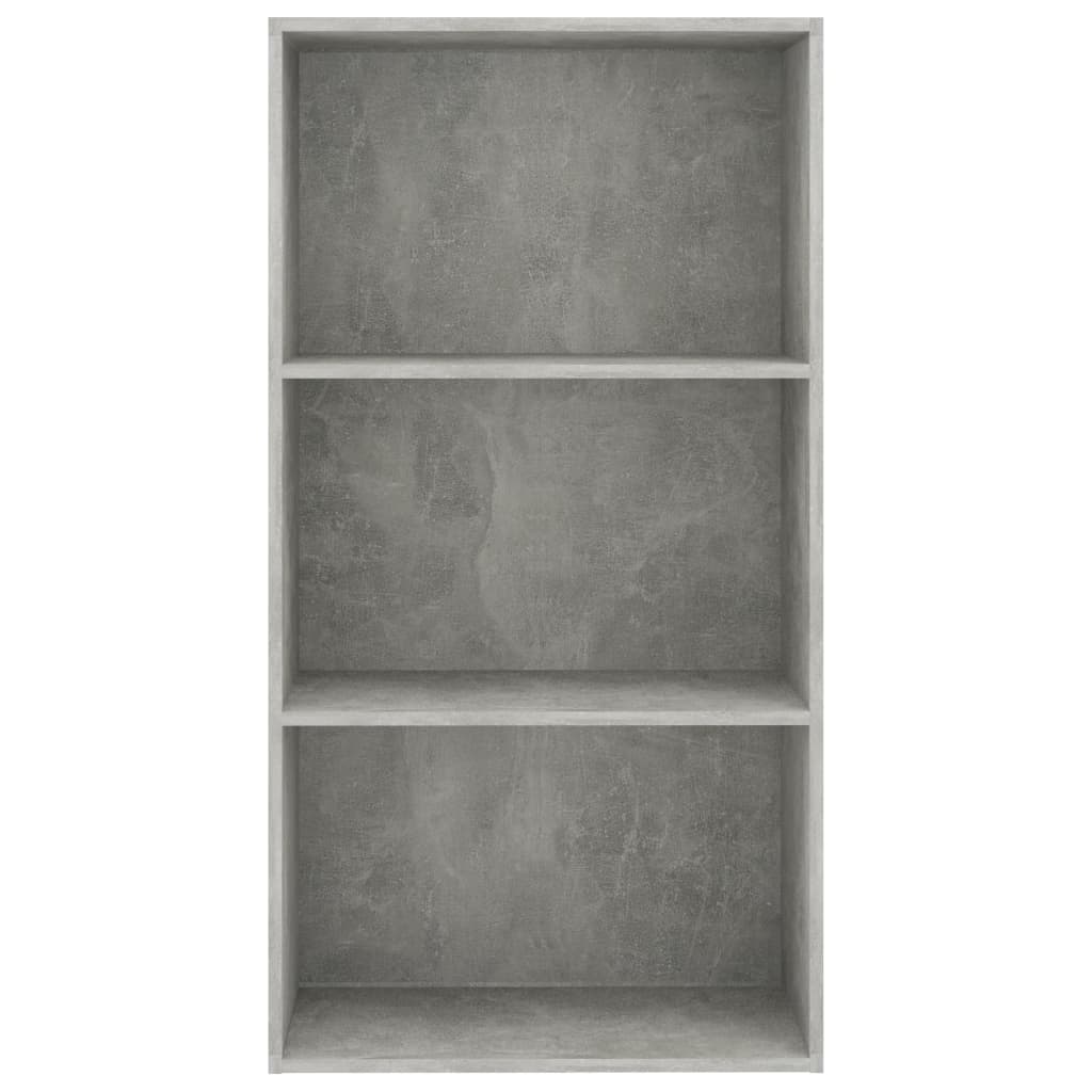 Estante 3 prateleiras 60x30x114 cm contraplacado cinza cimento