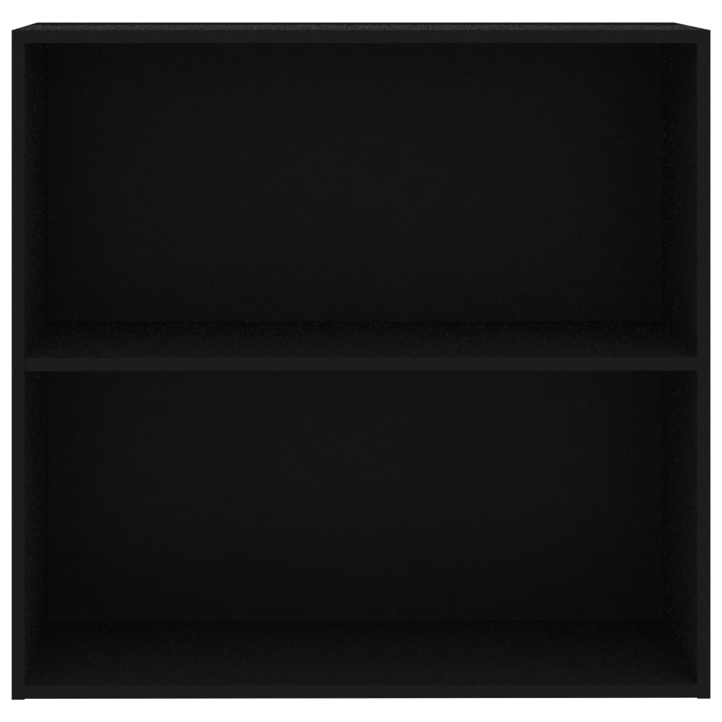 Estante com 2 prateleiras 80x30x76,5cm derivados madeira preto