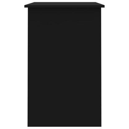 Secretária Woki com 1 Gaveta e Porta de 100 cm - Preto - Design Moderno