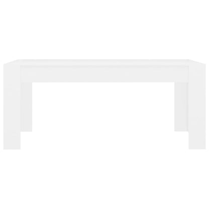 Mesa de jantar 180x90x76 cm contraplacado branco