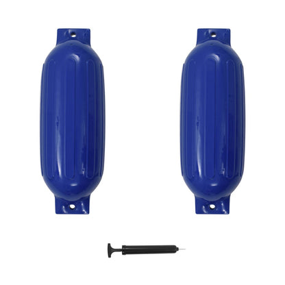 Para-choques para barco 2 pcs 69x21,5 cm PVC azul