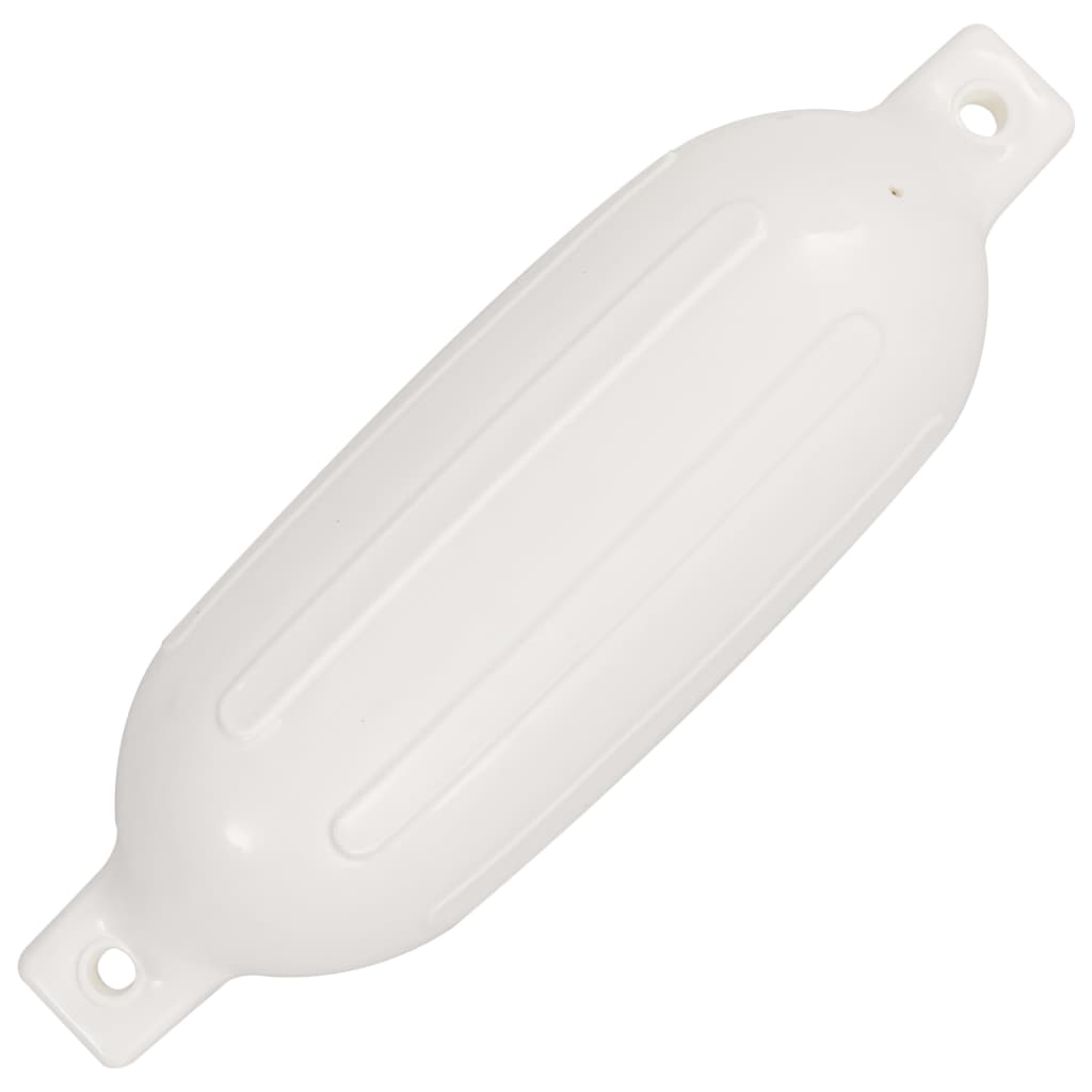 Para-choques para barco 4 pcs 58,5x16,5 cm PVC branco