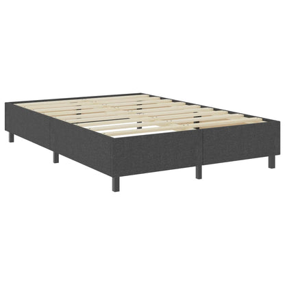 Estrutura de cama boxspring 180x200 cm tecido cinzento