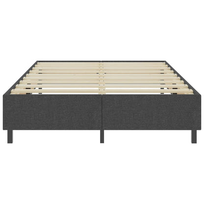 Estrutura de cama boxspring 180x200 cm tecido cinzento