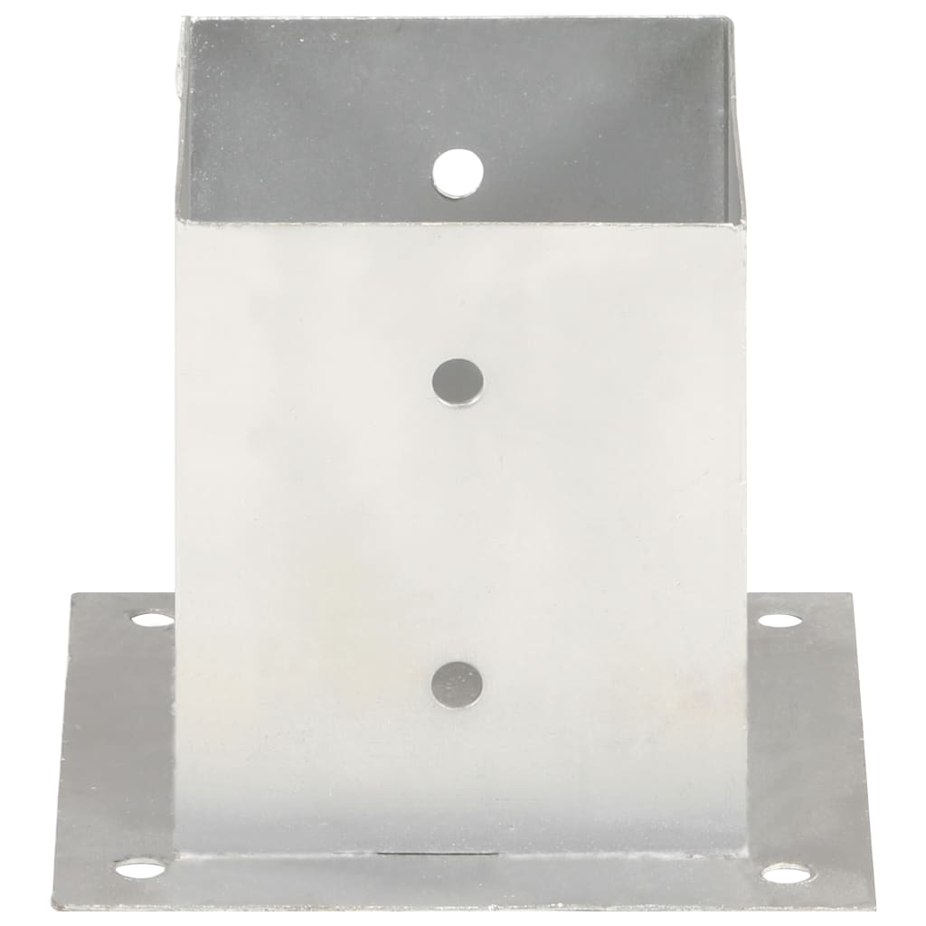 Suportes para postes 4 pcs metal galvanizado 121 mm