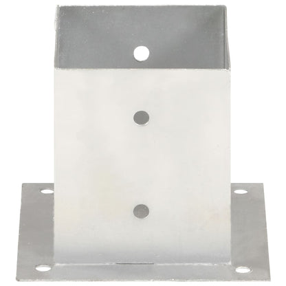 Suportes para postes 4 pcs metal galvanizado 121 mm