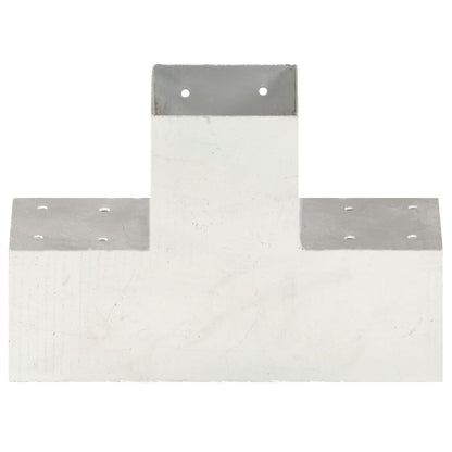 Base para poste em forma de X 101x101 mm metal galvanizado