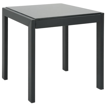 Espreguiçadeiras com mesa 2 pcs textilene e aço